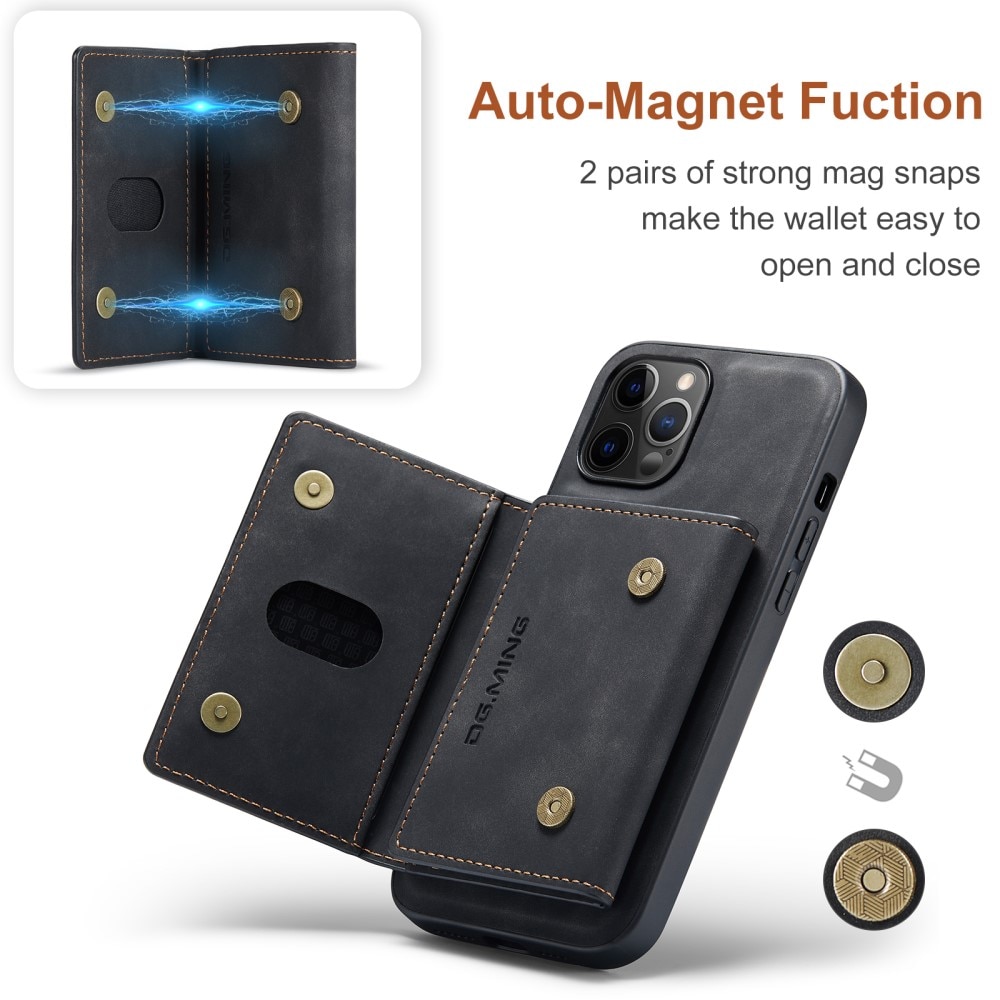 Magnetic Card Slot Case iPhone 13 Pro Black