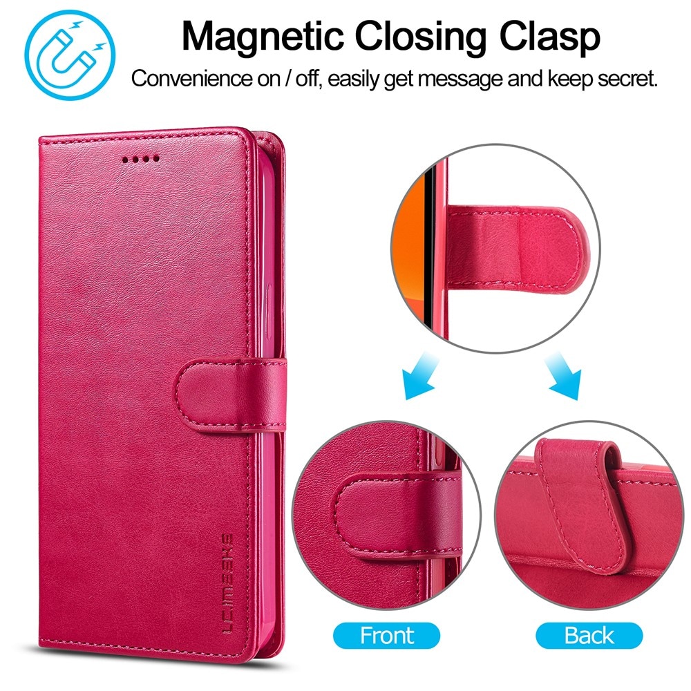 Plånboksfodral iPhone 13 rosa
