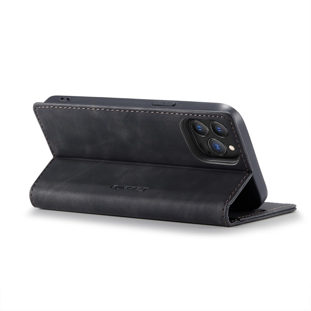 Slim Plånboksfodral iPhone 13 Pro svart