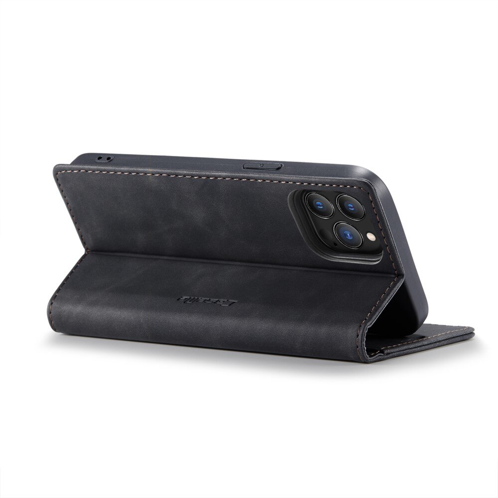 Slim Plånboksfodral iPhone 13 Pro Svart