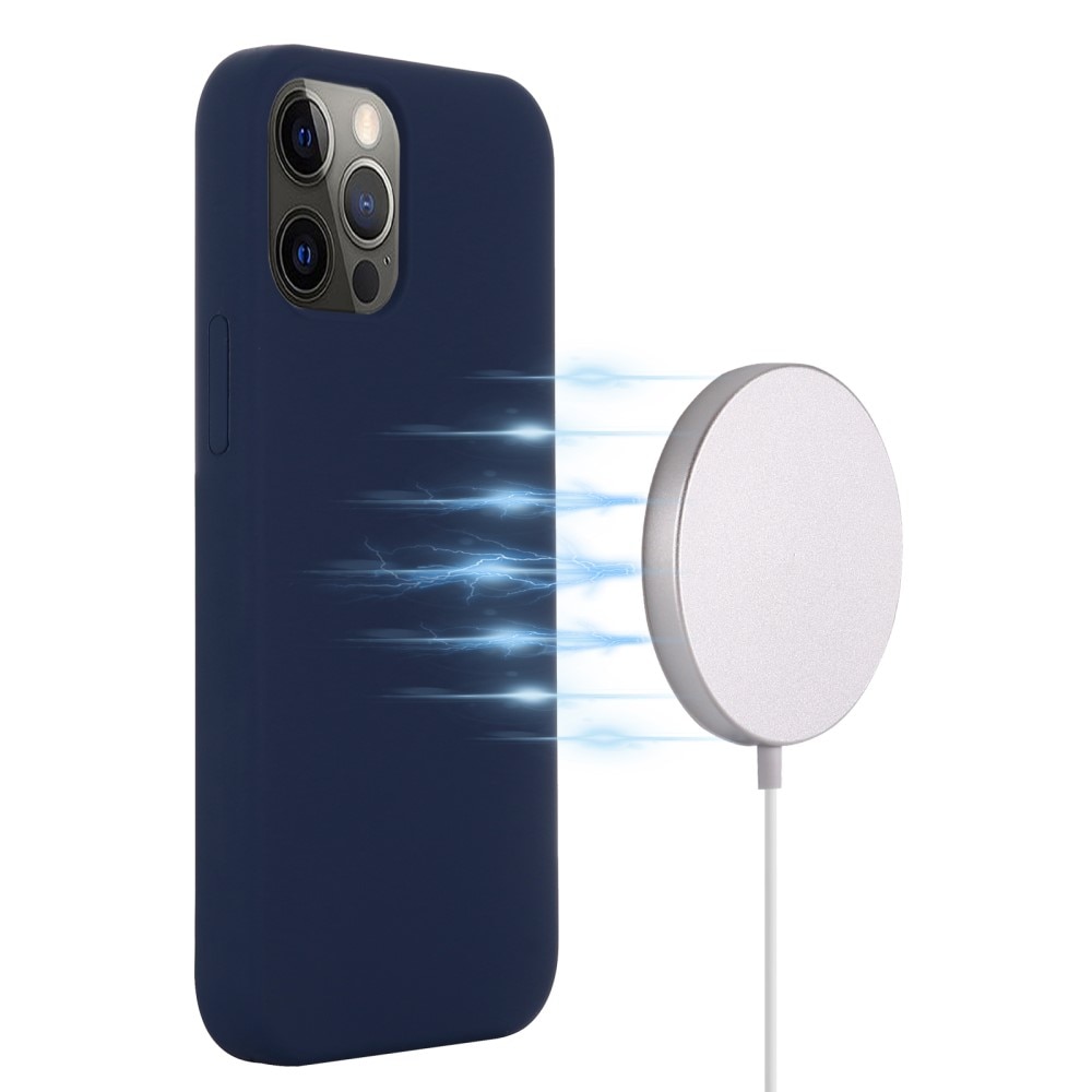 Silicone Magnetic Case iPhone 13 Dark Blue