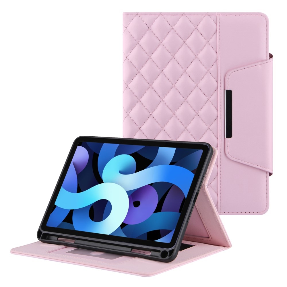Fodral iPad 10.2 9th Gen (2021) Quilted rosa