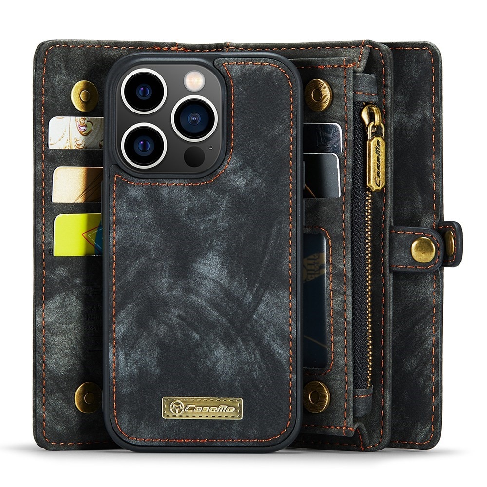 Multi-slot Plånboksfodral iPhone 13 Pro Max Grå