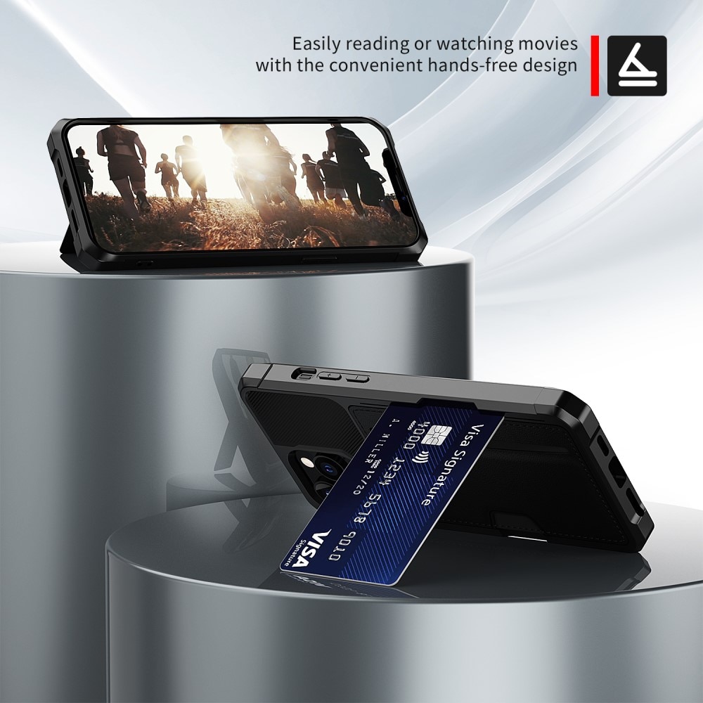 Tough Card Case iPhone 13 Pro Max svart