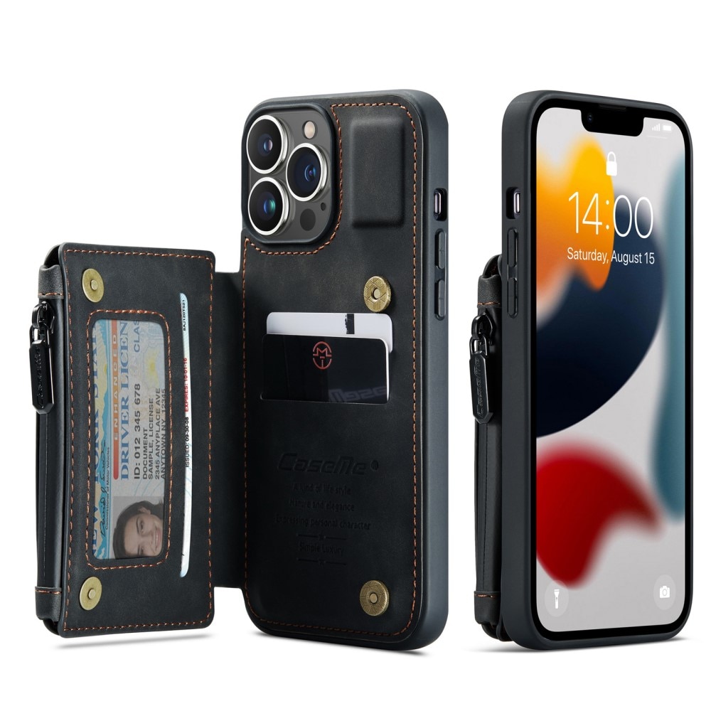 Multi-slot Skal iPhone 13 Pro Max svart