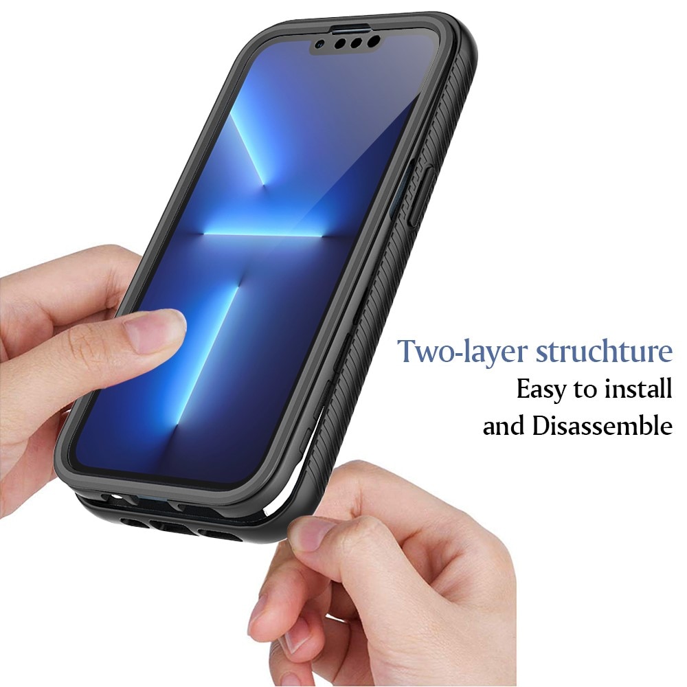 Full Protection Case iPhone 13 Pro Svart