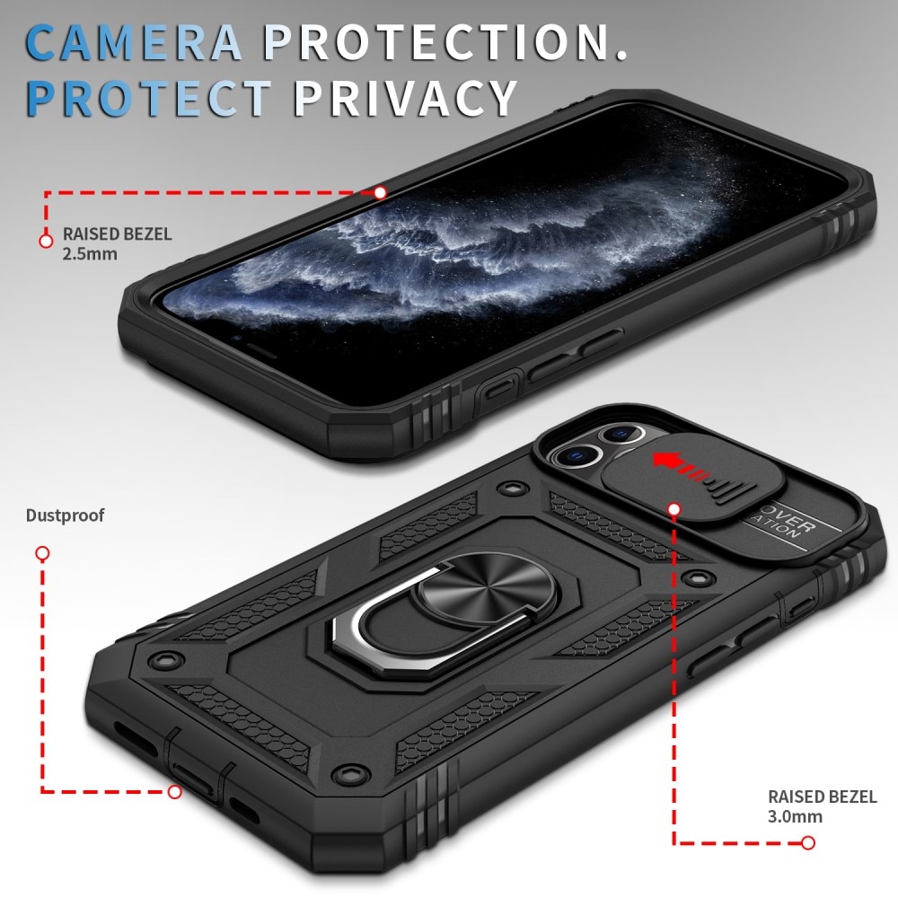 Hybridskal Ring+Kameraskydd iPhone 11 Pro svart