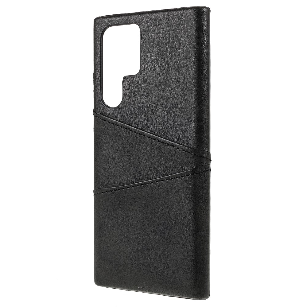 Card Slots Case Samsung Galaxy S22 Ultra svart