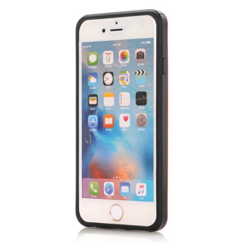 Skal Kortfack iPhone SE 2020 Röd