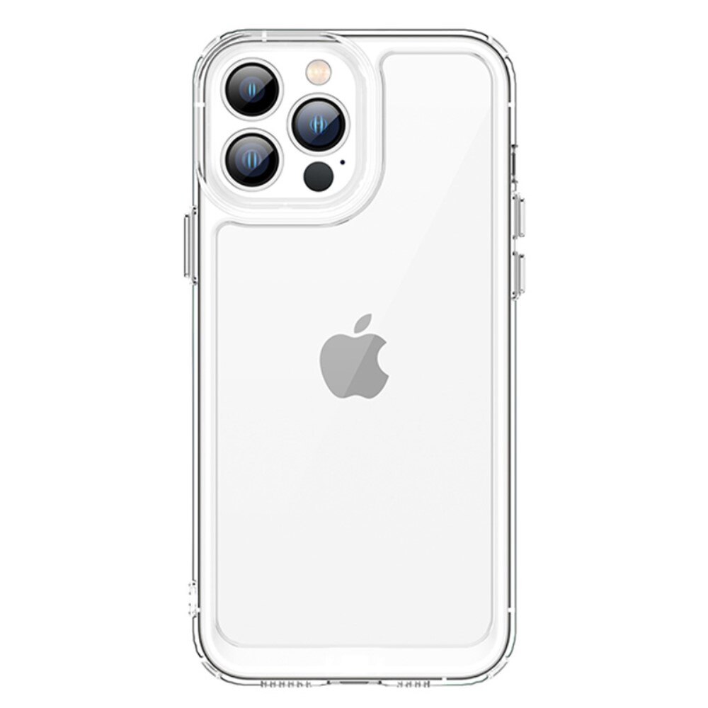 TPU + Plexiglas Hybrid Skal iPhone 13 Pro Transparent