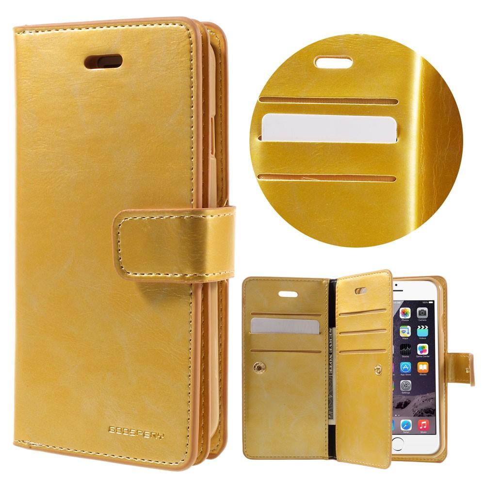 Mansoor Wallet Diary Case iPhone 7/8/SE 2020 guld