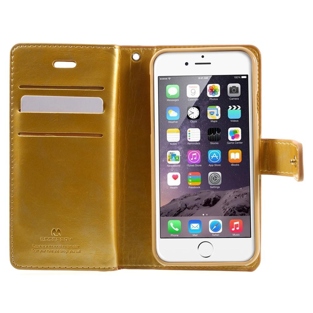 Mansoor Wallet Diary Case iPhone 7/8/SE guld