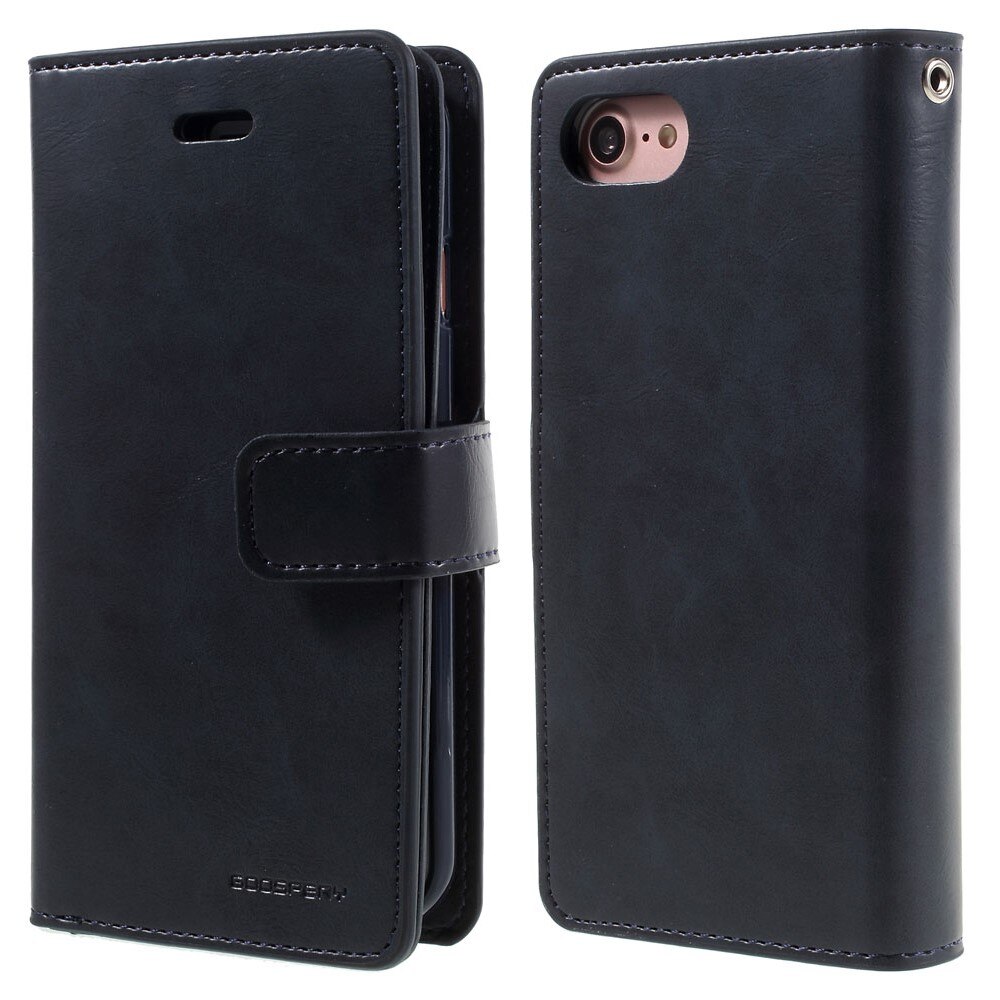 Mansoor Wallet Diary Case iPhone 7/8/SE blå