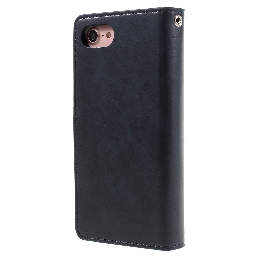 Mansoor Wallet Diary Case iPhone 7/8/SE blå