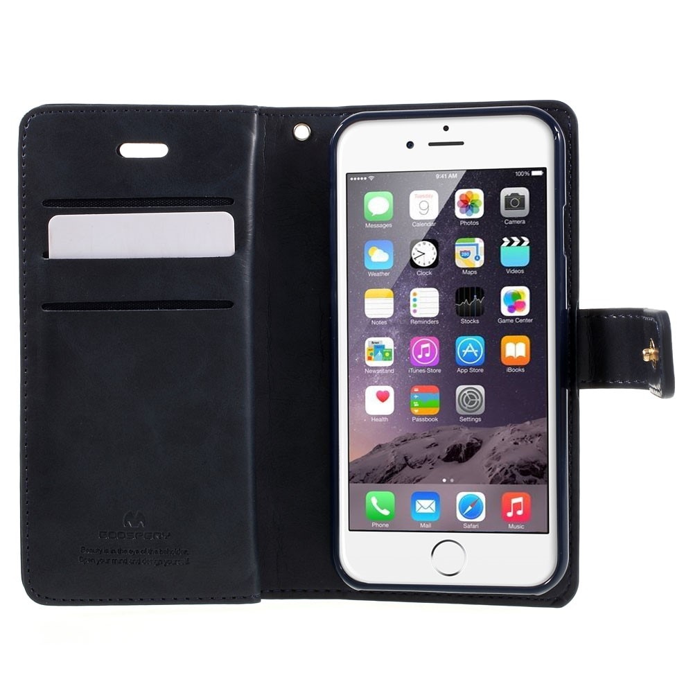 Mansoor Wallet Diary Case iPhone 7/8/SE blå