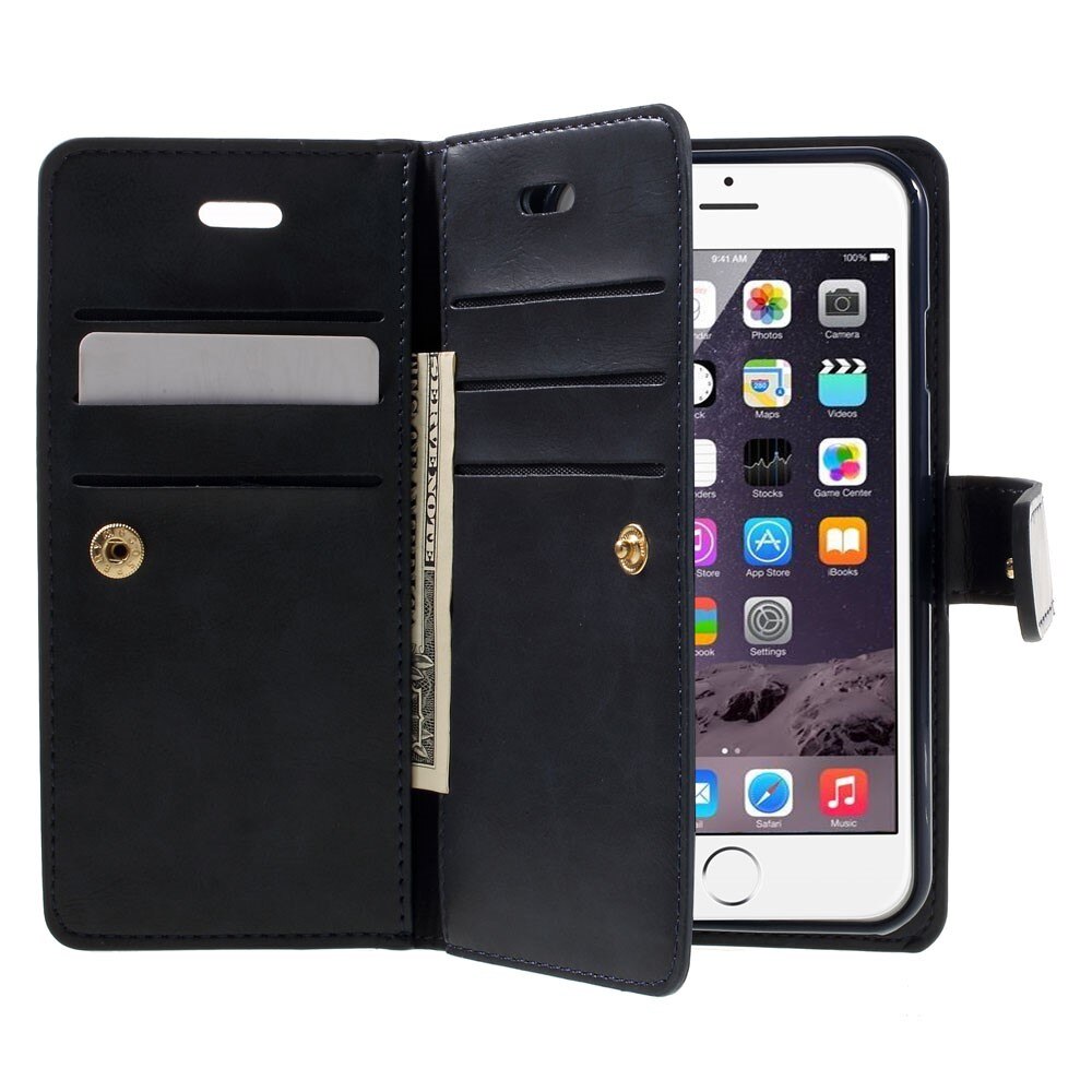 Mansoor Wallet Diary Case iPhone 7/8/SE blå