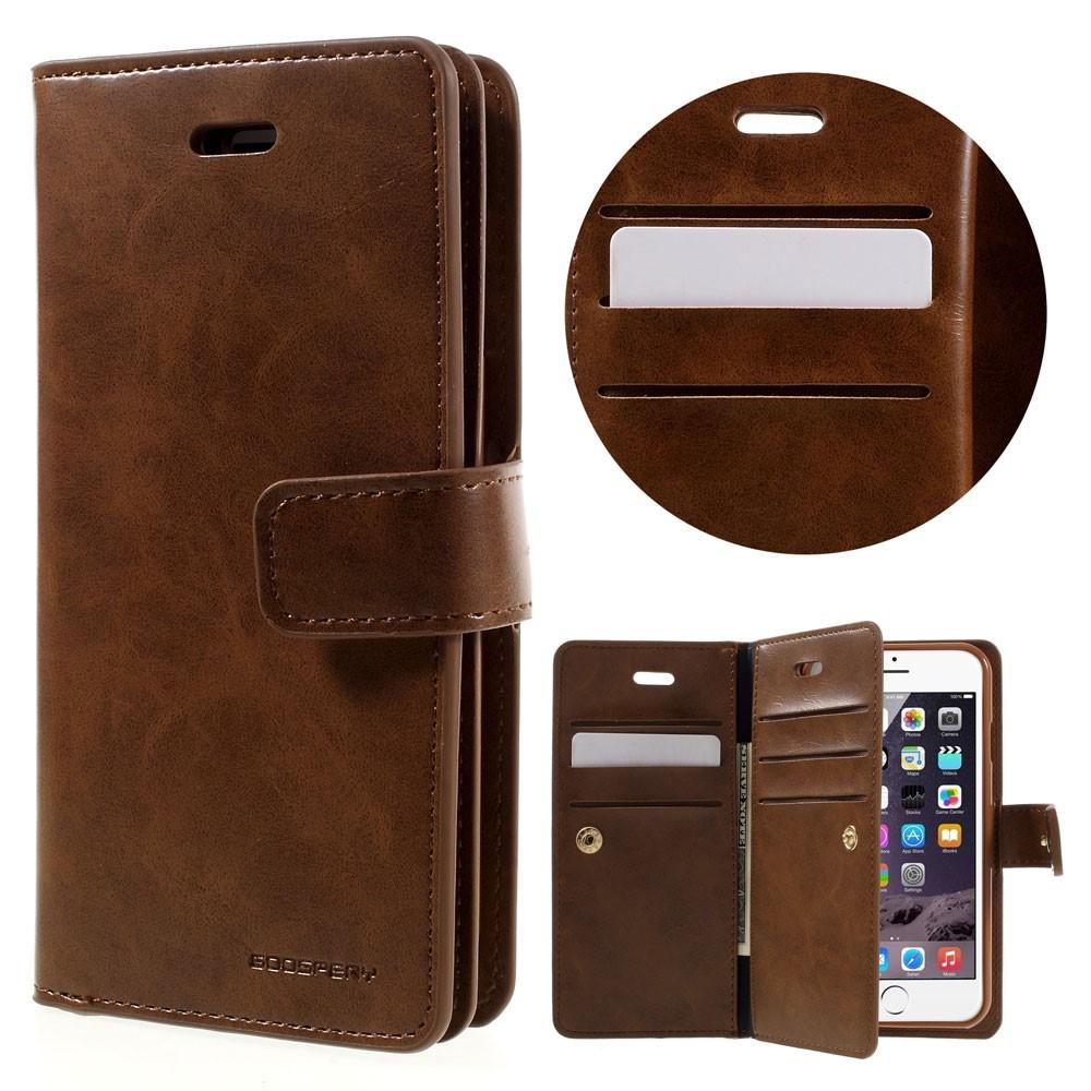 Mansoor Wallet Diary Case iPhone 7/8/SE brun