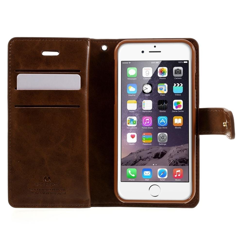 Mansoor Wallet Diary Case iPhone 7/8/SE 2020 brun