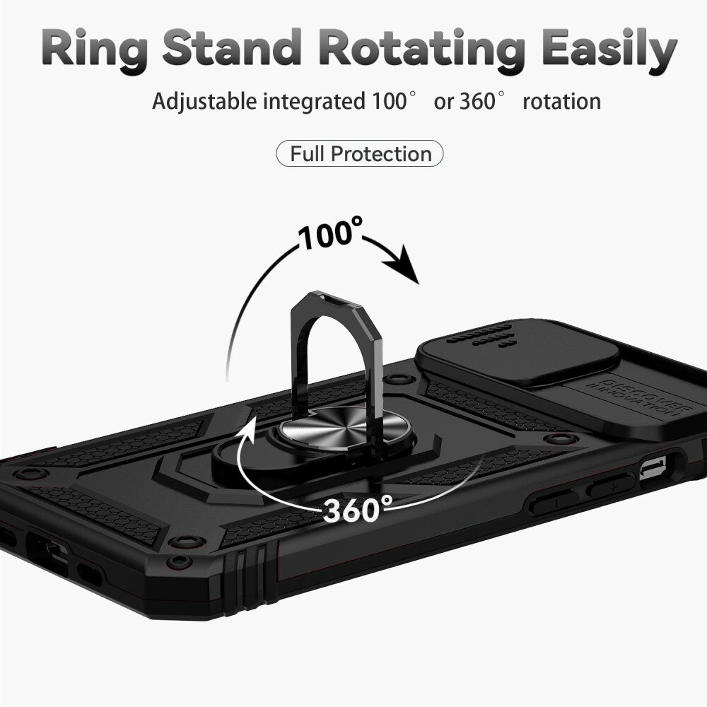 Hybridskal Ring+Kameraskydd iPhone 14 Plus svart