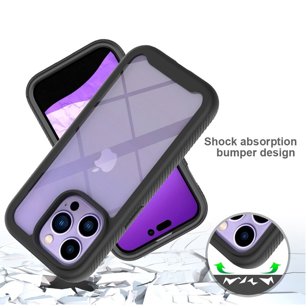 Full Cover Skal iPhone 14 Pro Svart