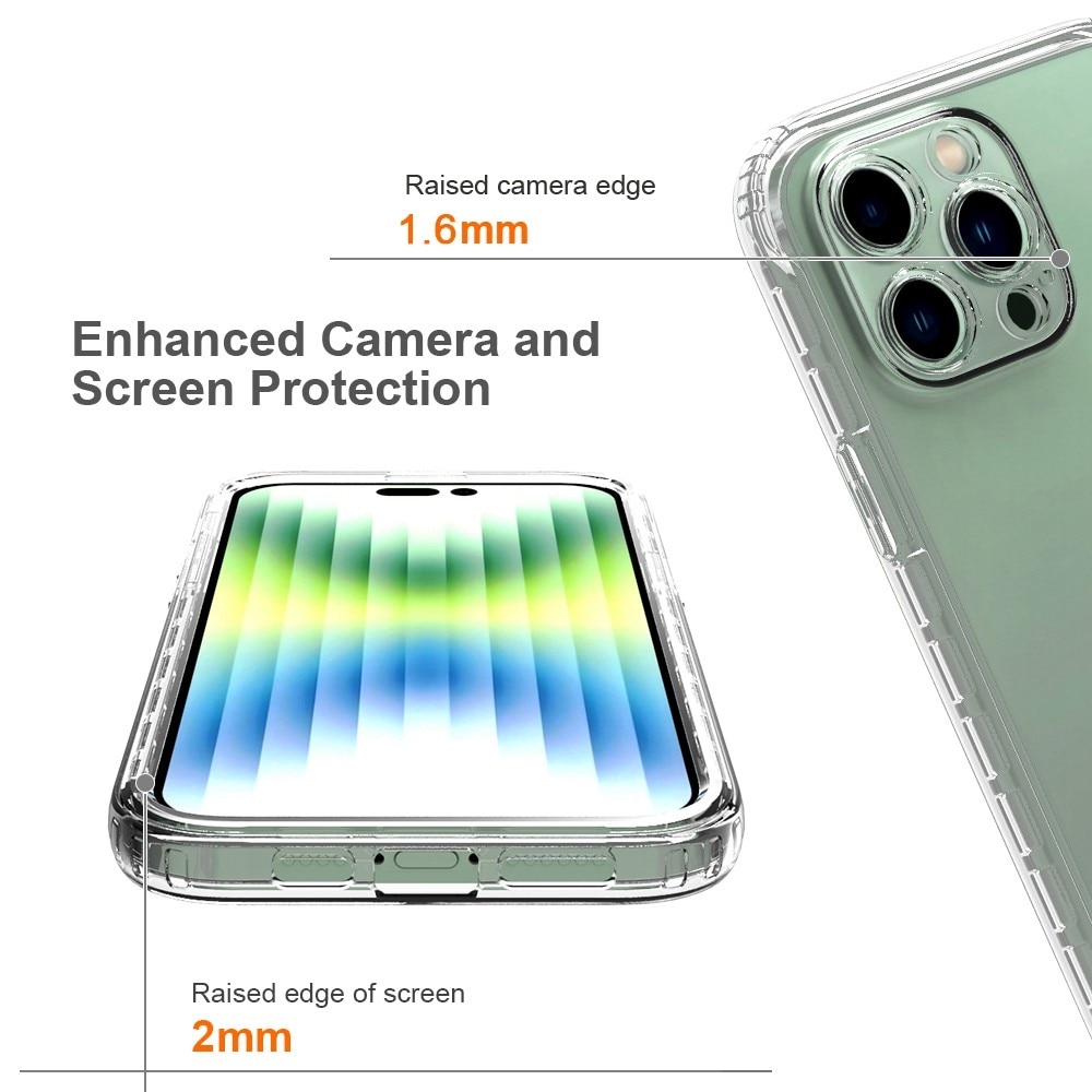 Full Cover Skal iPhone 14 Pro Max Genomskinlig
