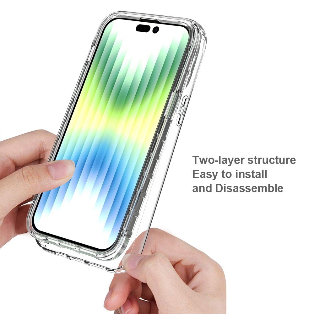 Full Cover Skal iPhone 14 Pro Max Genomskinlig