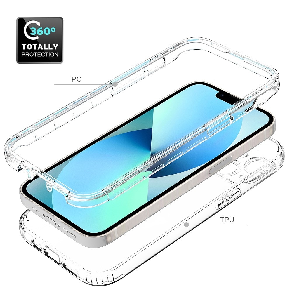 Full Cover Skal iPhone 14 transparent