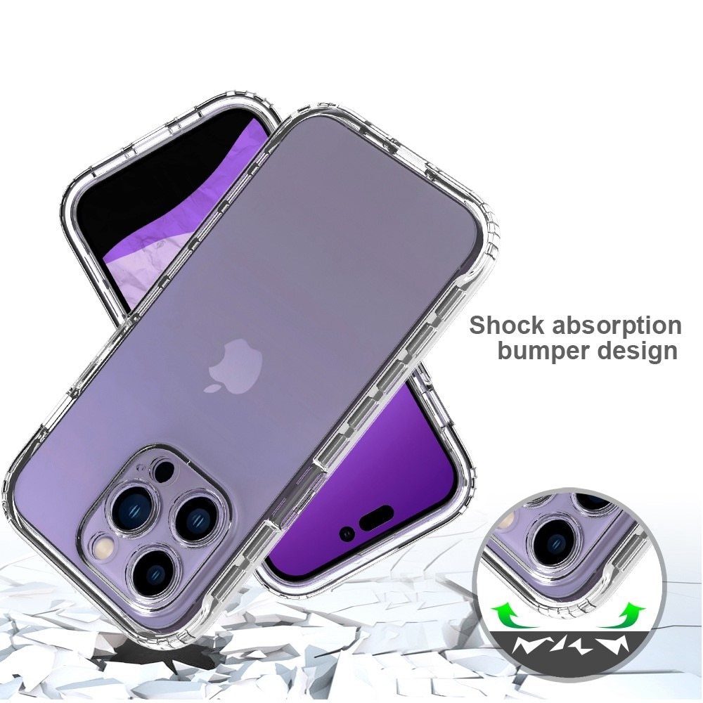 Full Cover Skal iPhone 14 Pro transparent