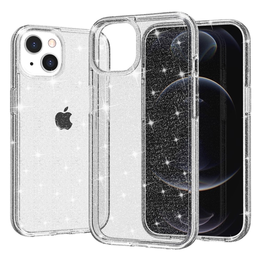 Liquid Glitter Case iPhone 15 Plus transparent