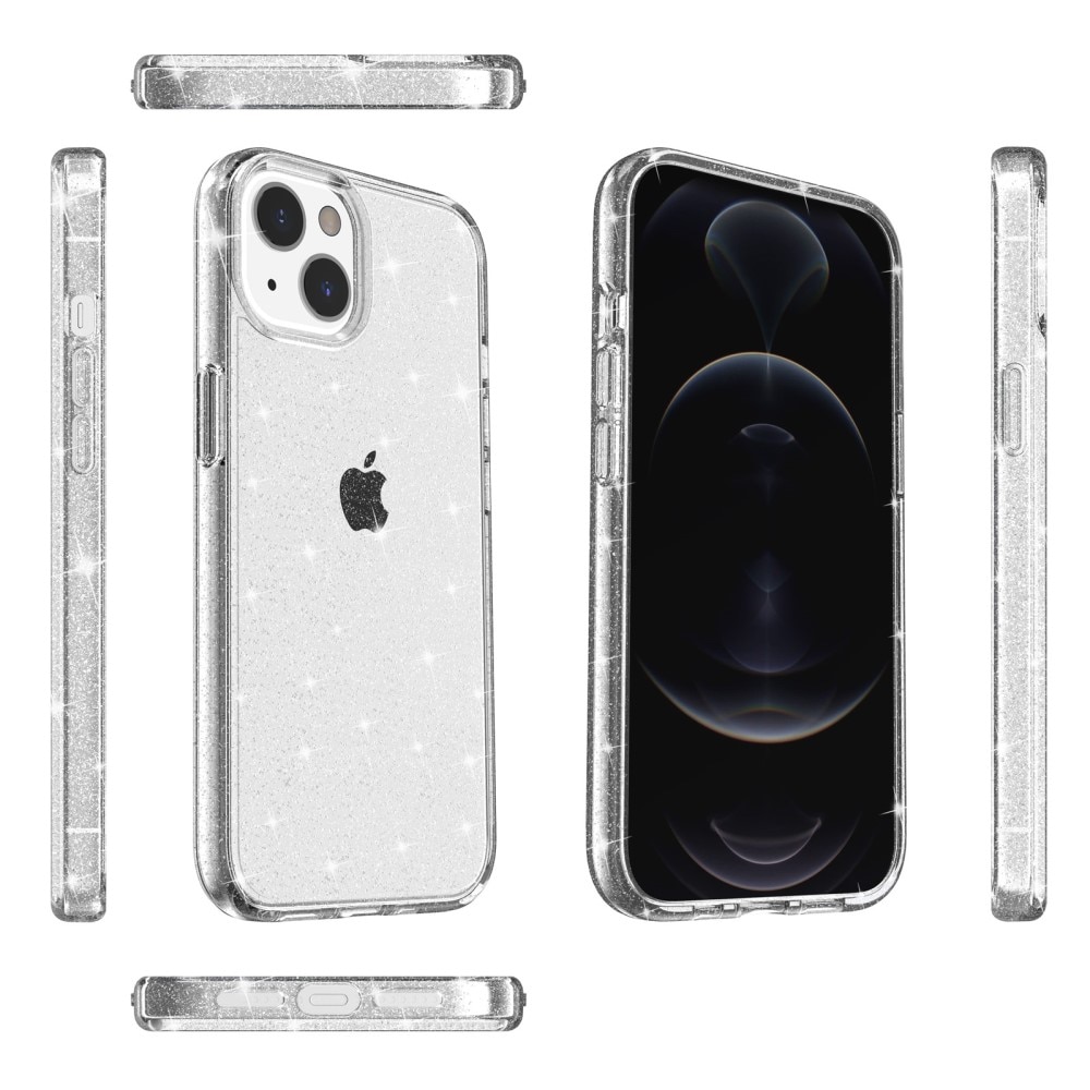 Liquid Glitter Case iPhone 15 Plus transparent