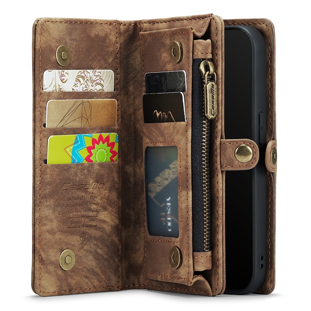 Multi-slot Plånboksfodral iPhone 7 Plus/8 Plus brun