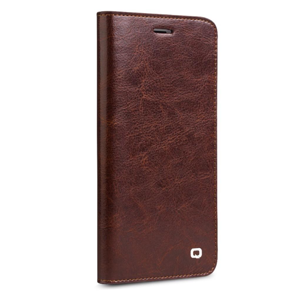 iPhone 7/8/SE Leather Wallet Case Brown