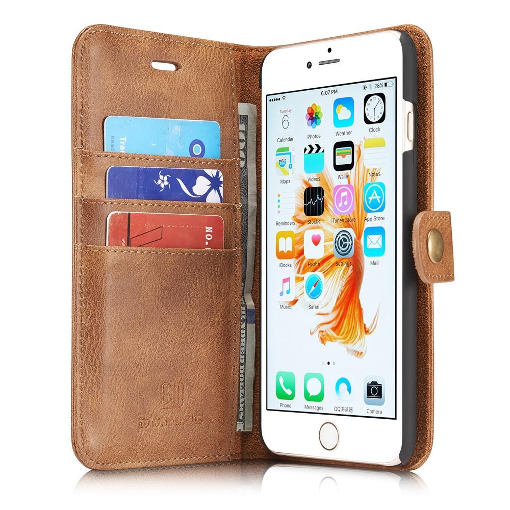Magnet Wallet iPhone 6 Plus/6S Plus Cognac