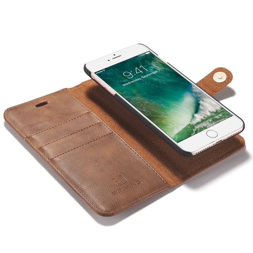 Magnet Wallet iPhone 7 Plus/iPhone 8 Plus Cognac