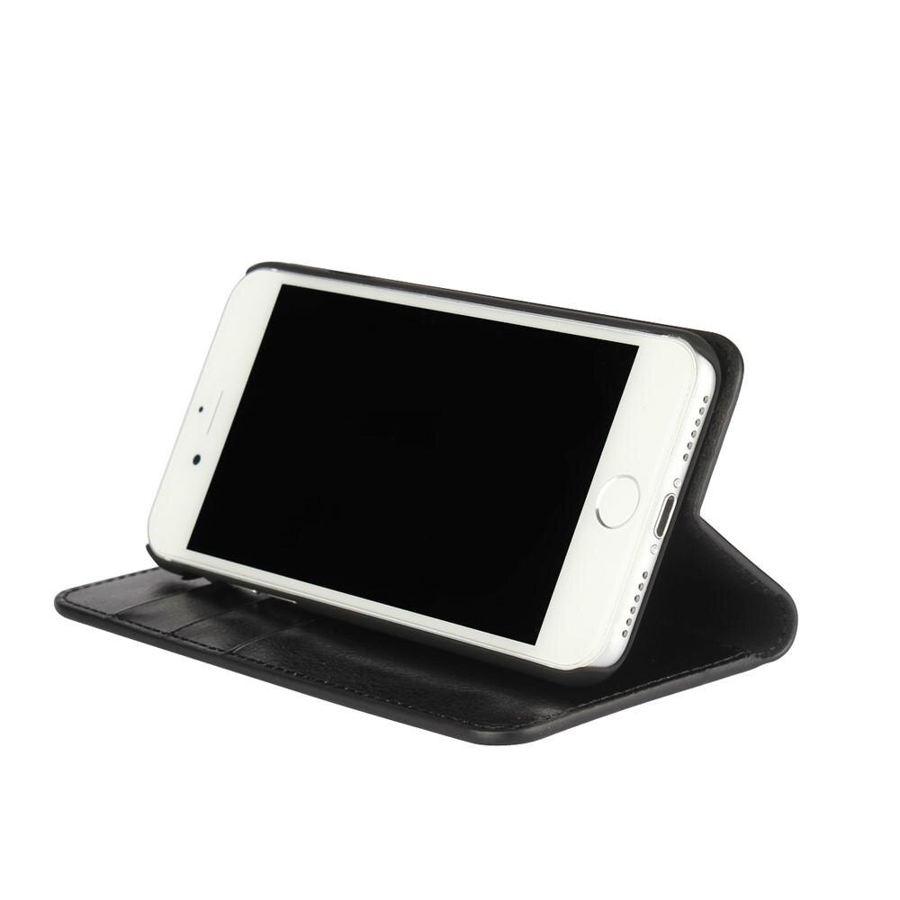 Mobilfodral Äkta Läder iPhone 7 Svart