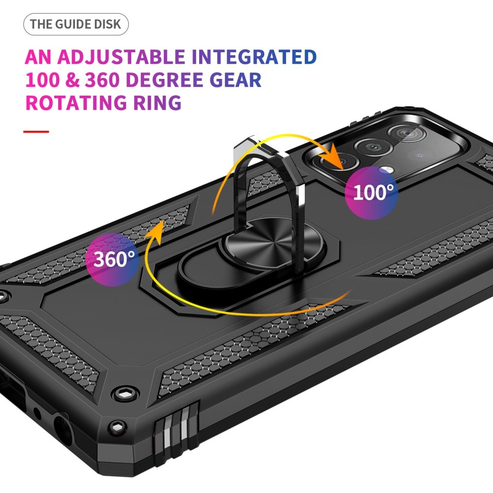 Hybridskal Tech Ring Samsung Galaxy A52/A52s svart