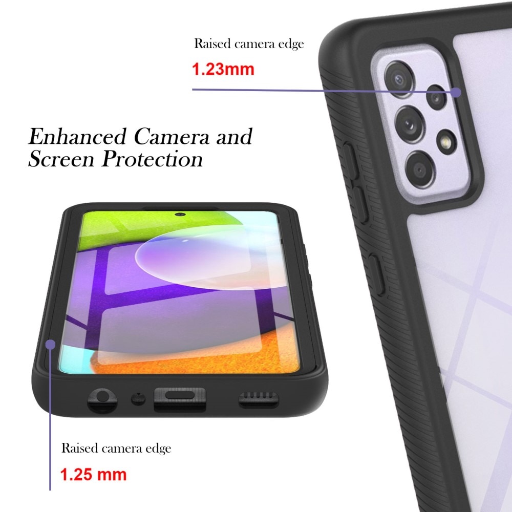 Full Protection Case Samsung Galaxy A52 5G Svart