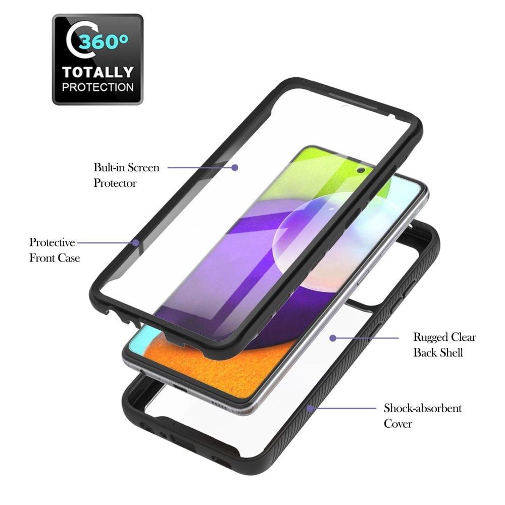 Full Protection Case Samsung Galaxy A52 5G Svart