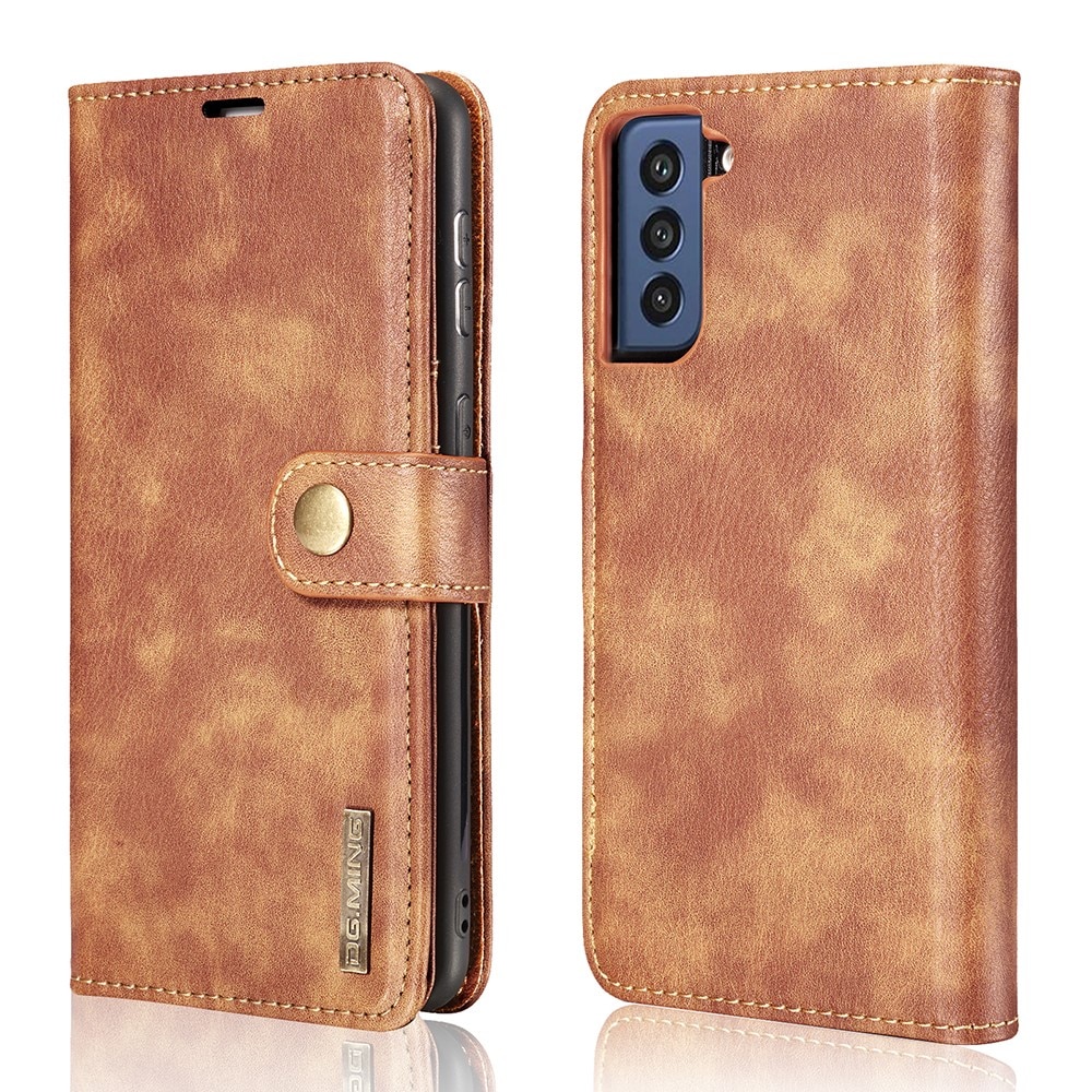 Magnet Wallet Samsung Galaxy S21 FE Cognac