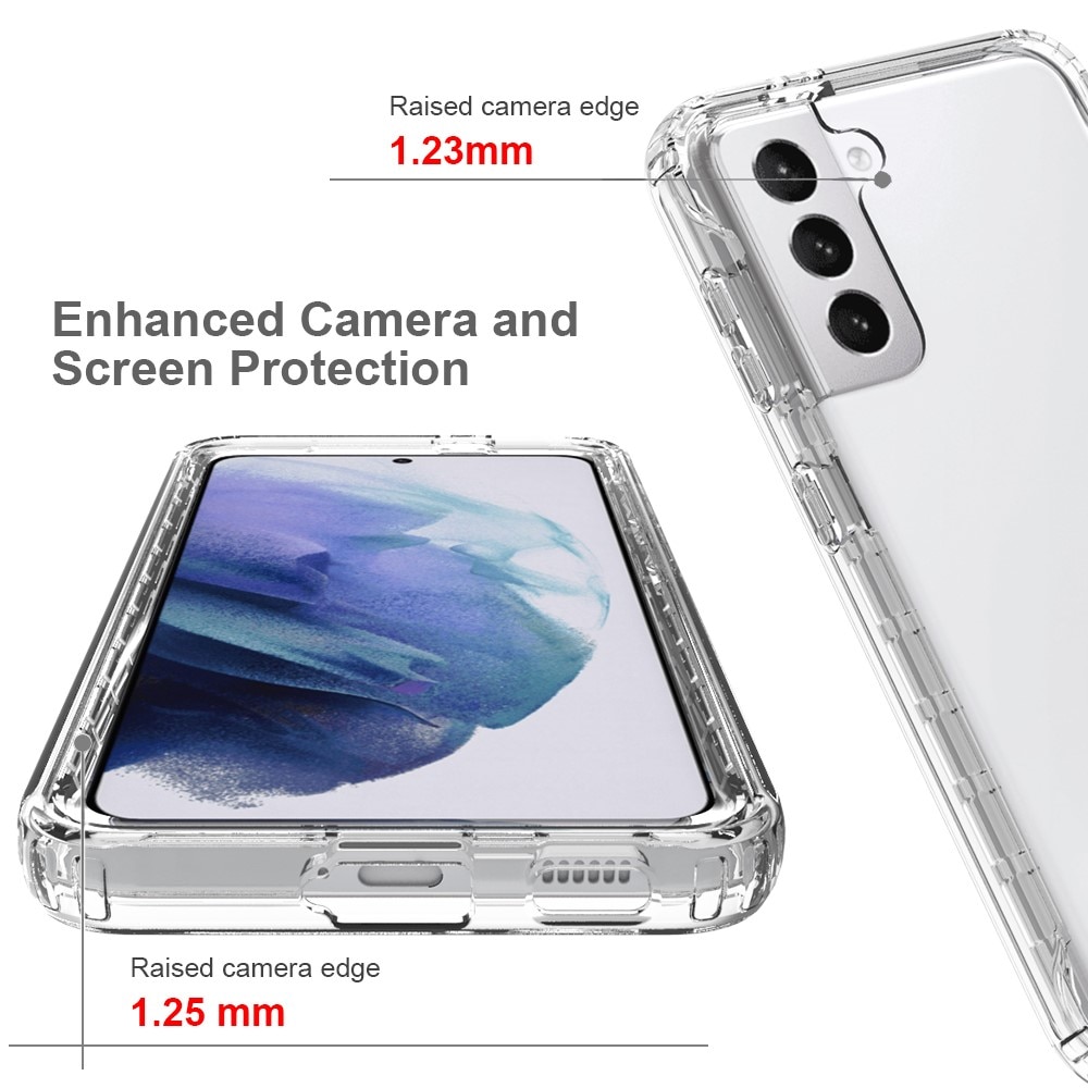 Full Cover Skal Samsung Galaxy S21 transparent