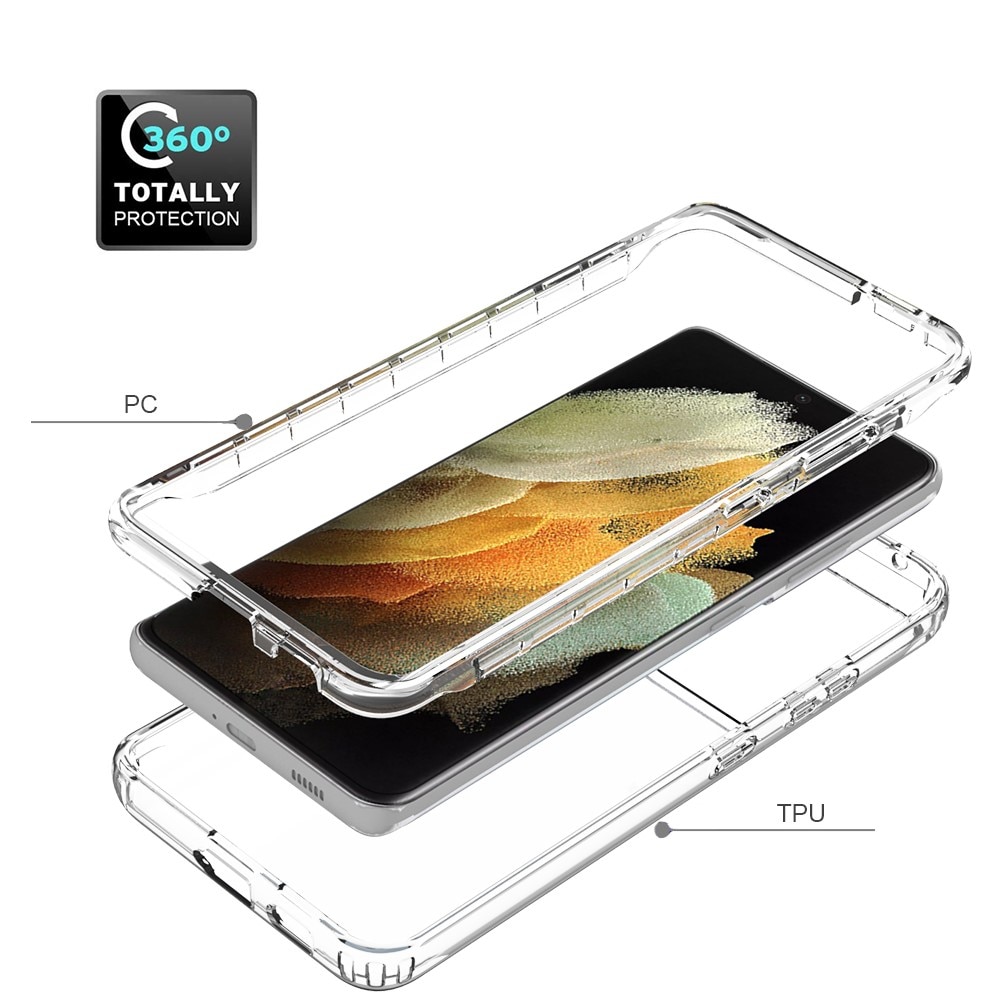 Full Cover Skal Samsung Galaxy S21 Ultra transparent