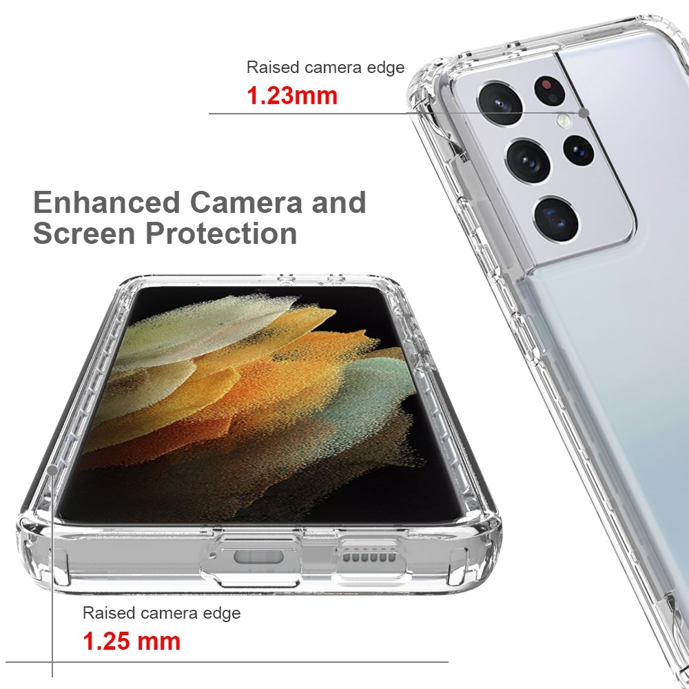 Full Cover Skal Samsung Galaxy S21 Ultra Genomskinlig