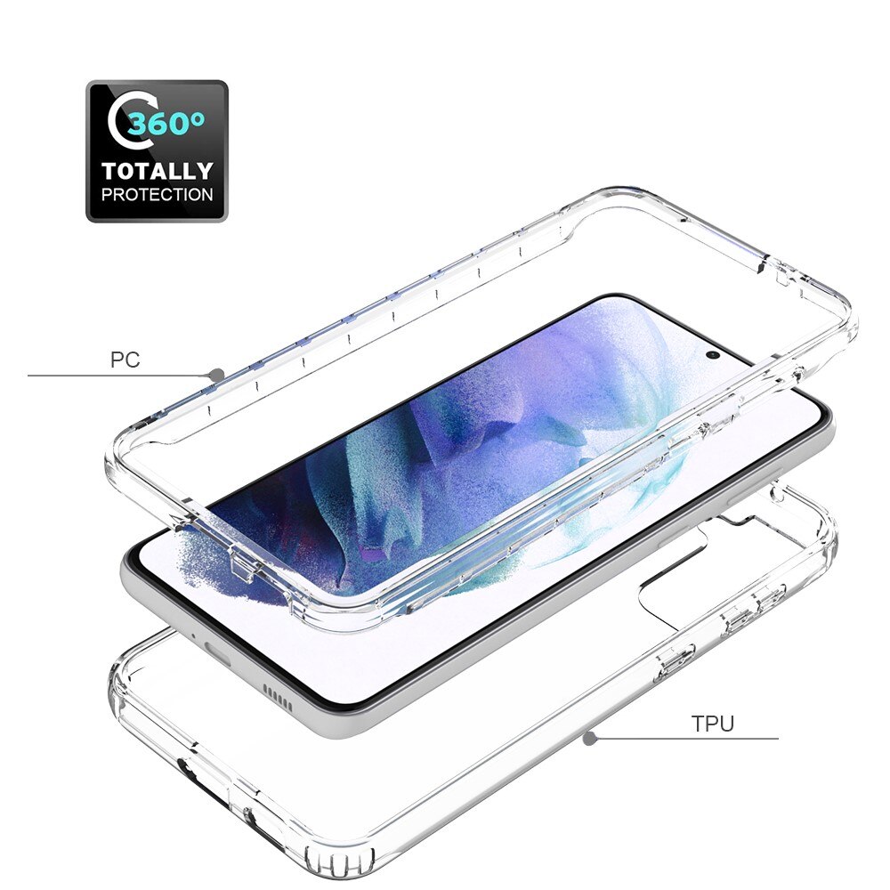 Full Cover Skal Samsung Galaxy S21 Plus Genomskinlig