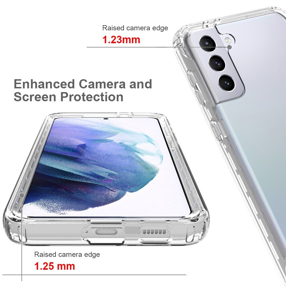 Full Cover Skal Samsung Galaxy S21 Plus Genomskinlig
