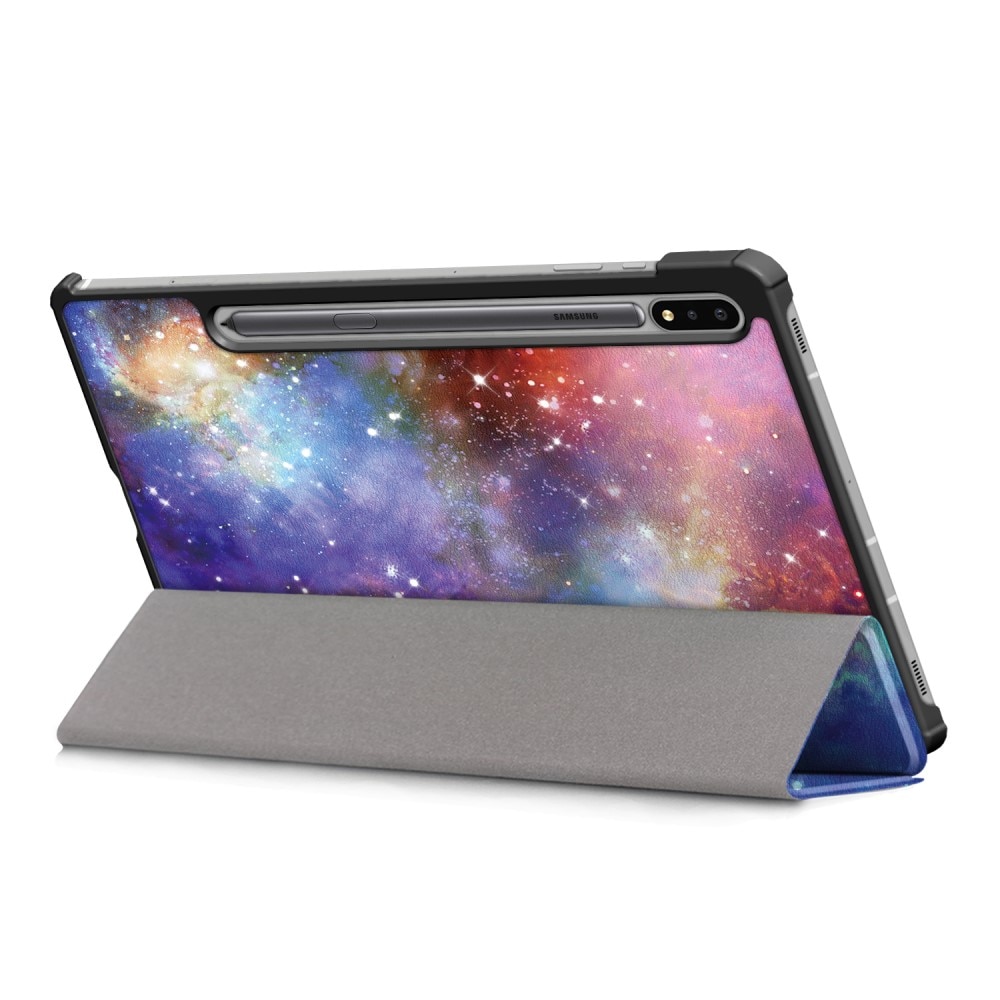 Fodral Tri-fold Samsung Galaxy Tab S7 FE - Rymd