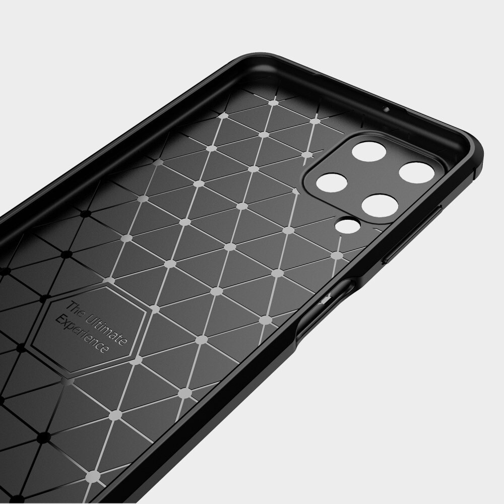 Samsung Galaxy A22 4G Skal TPU Brushed Svart
