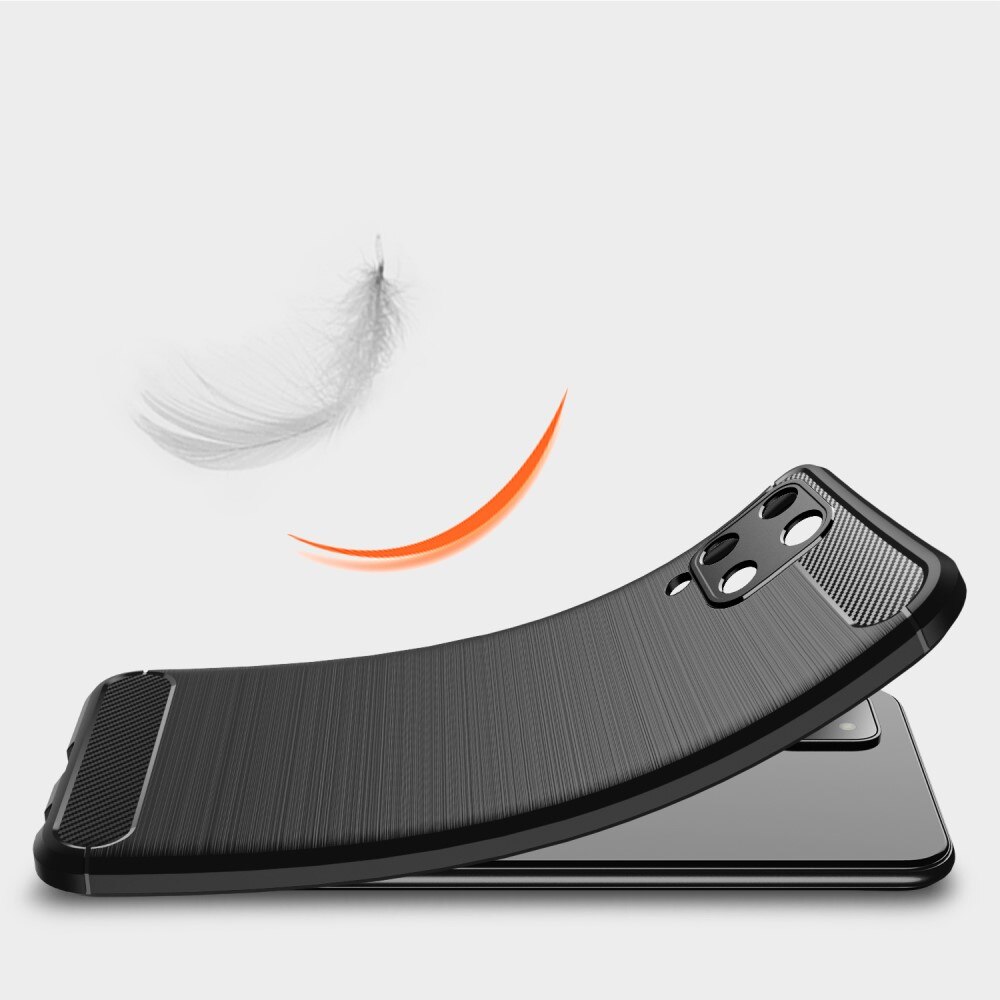 Samsung Galaxy A22 4G Skal TPU Brushed Svart