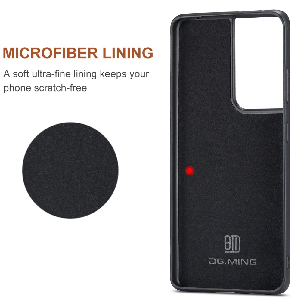 Magnetic Card Slot Case Samsung Galaxy S21 Ultra Svart