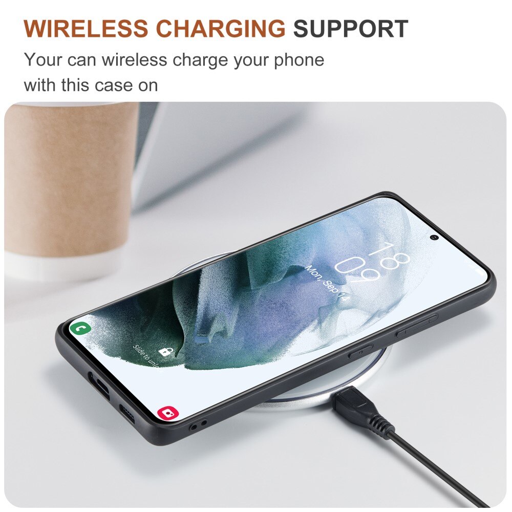 Magnetic Card Slot Case Samsung Galaxy S21 Ultra Svart