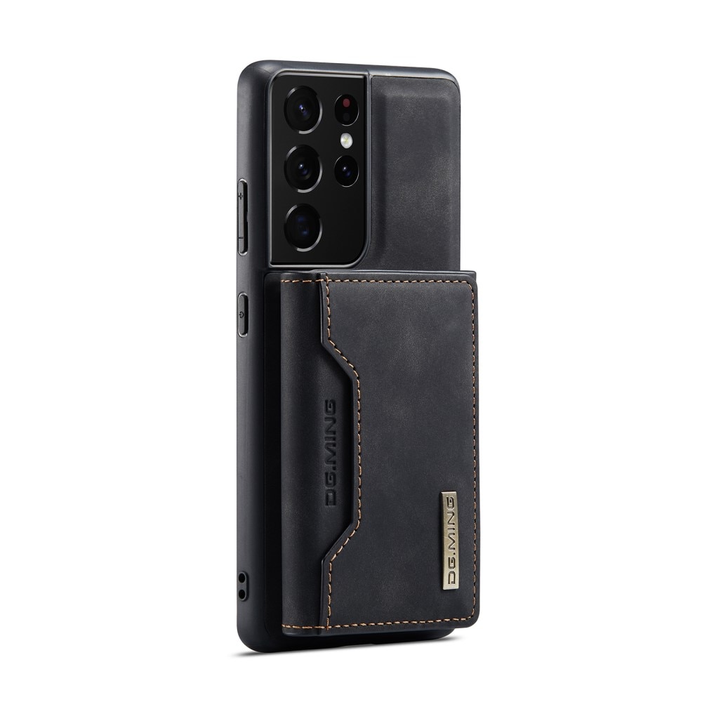 Magnetic Card Slot Case Samsung Galaxy S21 Ultra Black